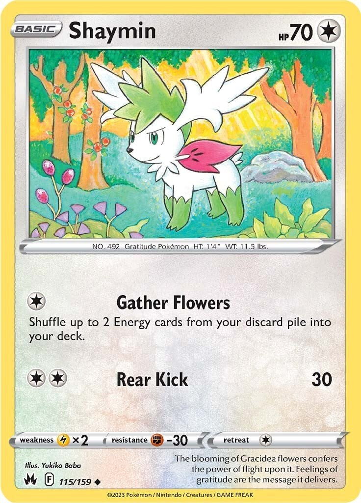 Shaymin (115/159) [Sword & Shield: Crown Zenith] | Pegasus Games WI