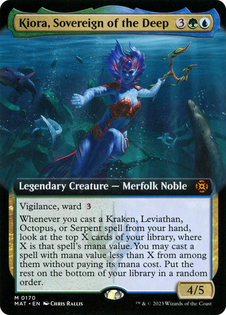 Kiora, Sovereign of the Deep (Extended Art) [March of the Machine: The Aftermath] | Pegasus Games WI