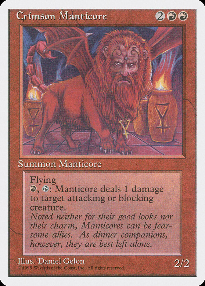 Crimson Manticore [Fourth Edition] | Pegasus Games WI