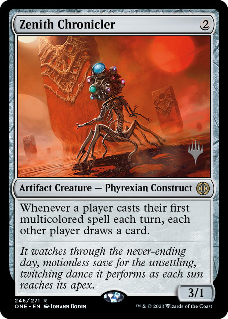 Zenith Chronicler (Promo Pack) [Phyrexia: All Will Be One Promos] | Pegasus Games WI