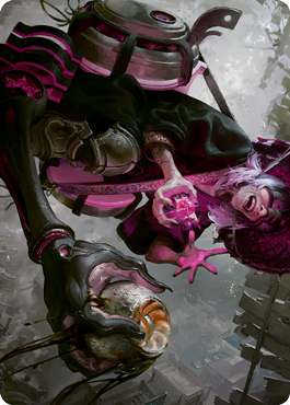 Undercity Scrounger Art Card [Kamigawa: Neon Dynasty Art Series] | Pegasus Games WI