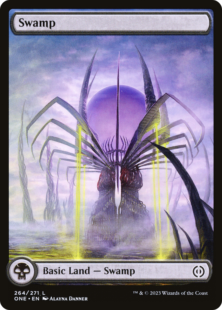 Swamp (264) (Full-Art) [Phyrexia: All Will Be One] | Pegasus Games WI