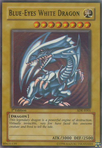 Blue-Eyes White Dragon [SDK-E001] Ultra Rare | Pegasus Games WI