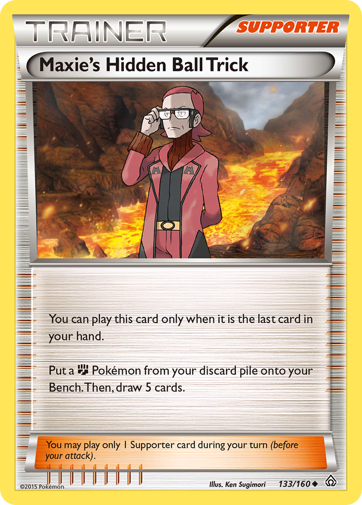 Maxie's Hidden Ball Trick (133/160) [XY: Primal Clash] | Pegasus Games WI