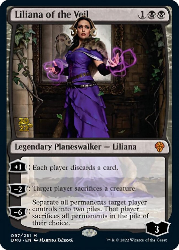 Liliana of the Veil [Dominaria United Prerelease Promos] | Pegasus Games WI