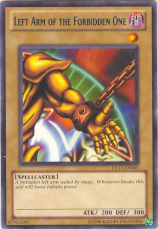 Left Arm of the Forbidden One (Blue) [DL11-EN005] Rare | Pegasus Games WI