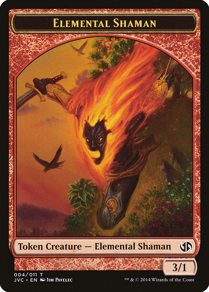 Elemental Shaman Token (Jace vs. Chandra) [Duel Decks Anthology Tokens] | Pegasus Games WI