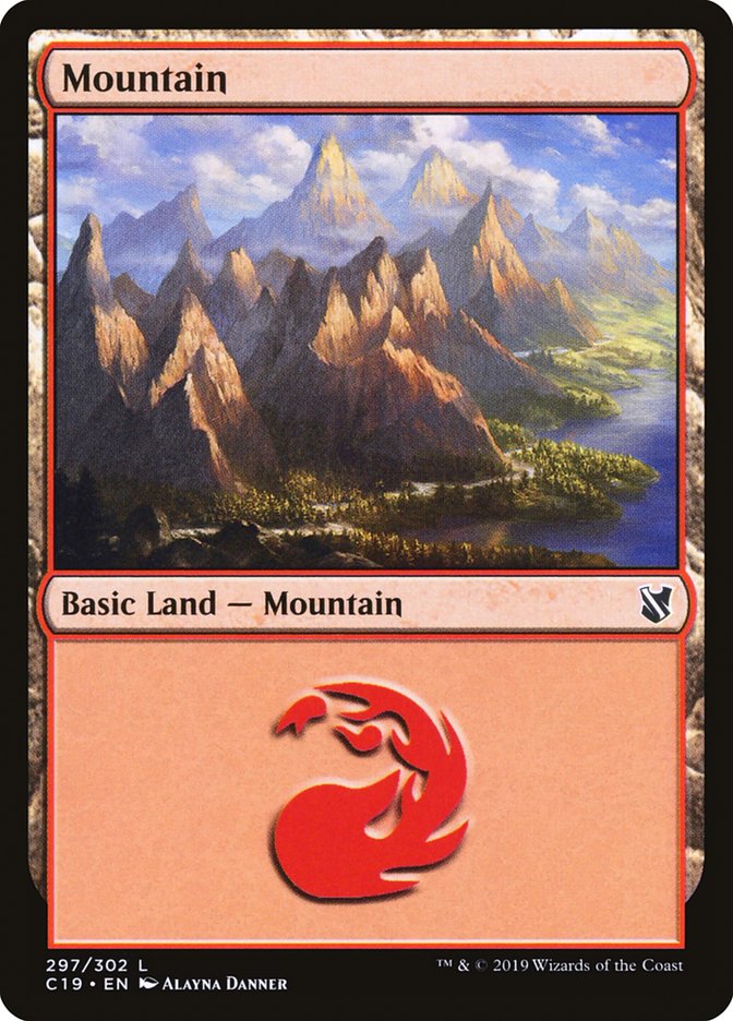 Mountain (297) [Commander 2019] | Pegasus Games WI