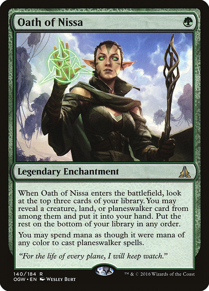 Oath of Nissa [Oath of the Gatewatch] | Pegasus Games WI