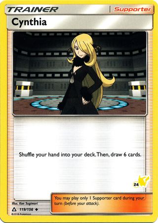 Cynthia (119/156) (Pikachu Stamp #24) [Battle Academy 2020] | Pegasus Games WI