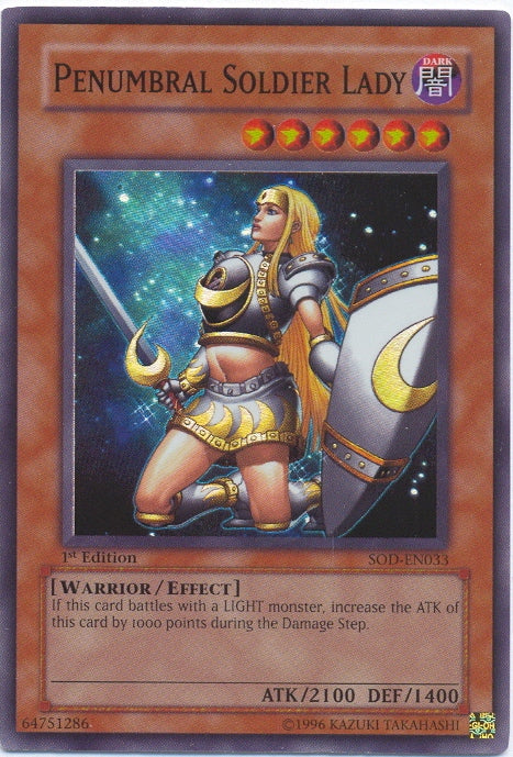 Penumbral Soldier Lady [SOD-EN033] Super Rare | Pegasus Games WI