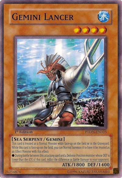 Gemini Lancer [PTDN-EN025] Common | Pegasus Games WI