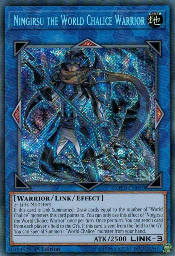 Ningirsu the World Chalice Warrior [COTD-EN050] Secret Rare | Pegasus Games WI