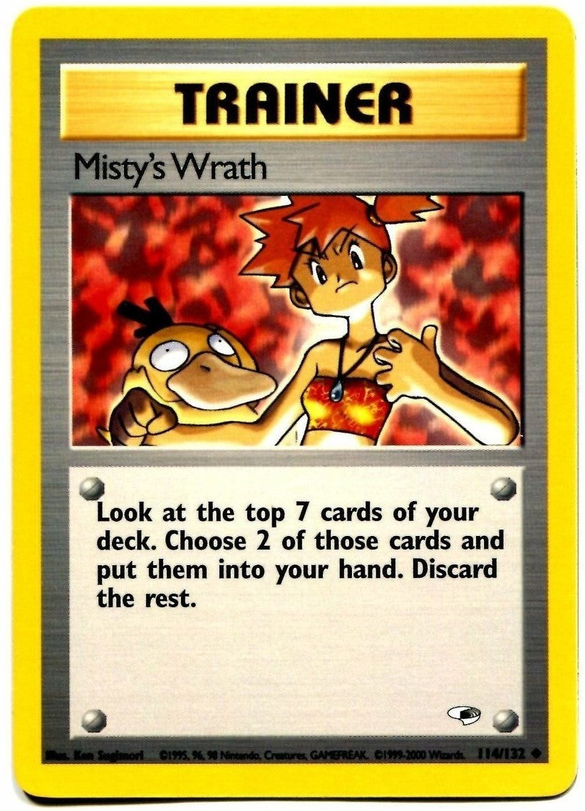Misty's Wrath (114/132) [Gym Heroes Unlimited] | Pegasus Games WI