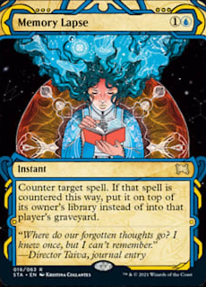 Memory Lapse (Foil Etched) [Strixhaven: School of Mages Mystical Archive] | Pegasus Games WI