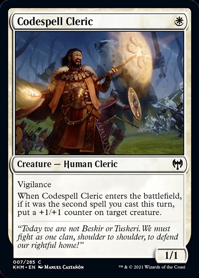 Codespell Cleric [Kaldheim] | Pegasus Games WI