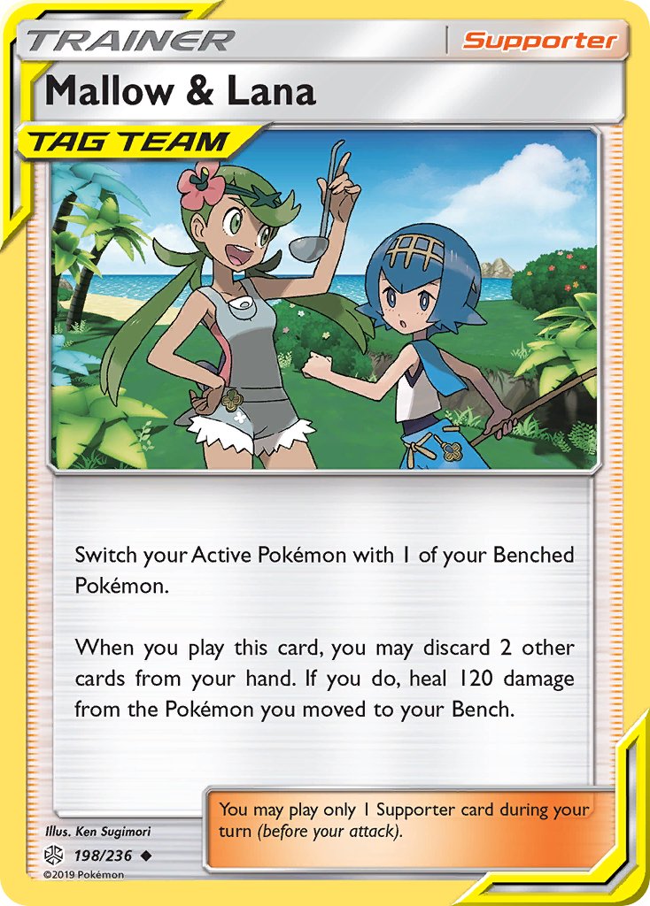 Mallow & Lana (198/236) [Sun & Moon: Cosmic Eclipse] | Pegasus Games WI