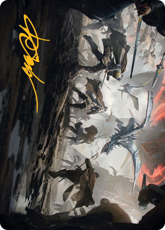 Invasion of Dominaria Art Card (Gold-Stamped Signature) [March of the Machine Art Series] | Pegasus Games WI
