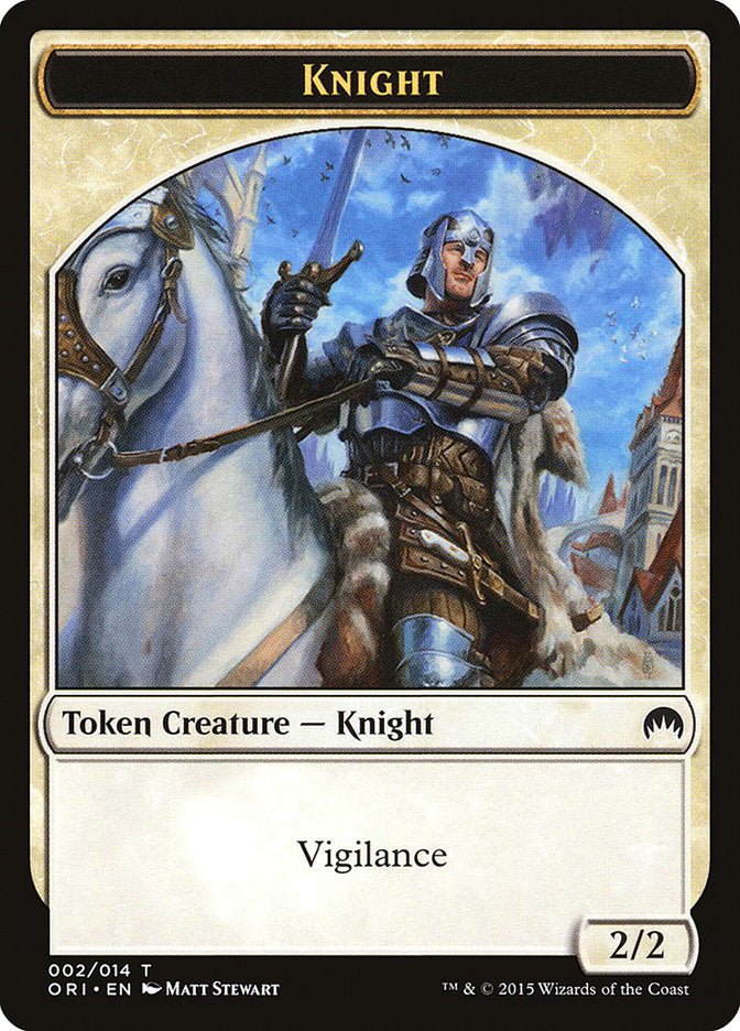 Knight Token [Magic Origins Tokens] | Pegasus Games WI