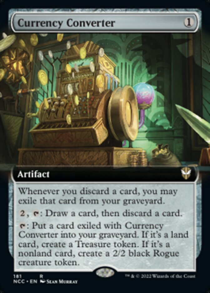 Currency Converter (Extended Art) [Streets of New Capenna Commander] | Pegasus Games WI