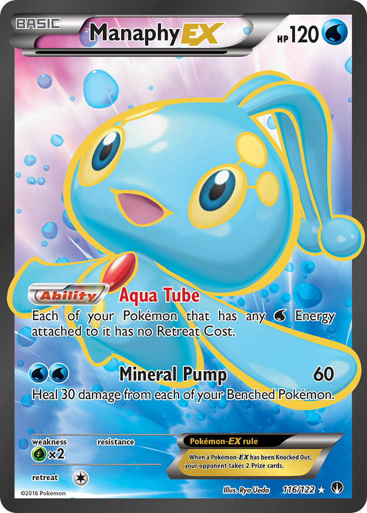 Manaphy EX (116/122) [XY: BREAKpoint] | Pegasus Games WI