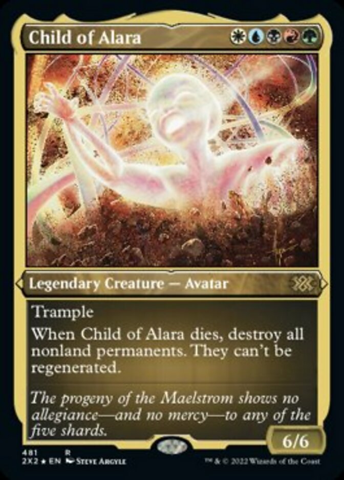 Child of Alara (Foil Etched) [Double Masters 2022] | Pegasus Games WI