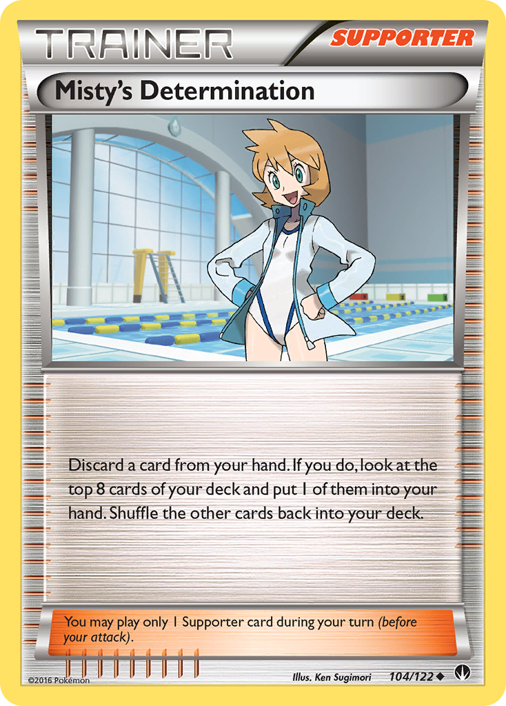 Misty's Determination (104/122) [XY: BREAKpoint] | Pegasus Games WI