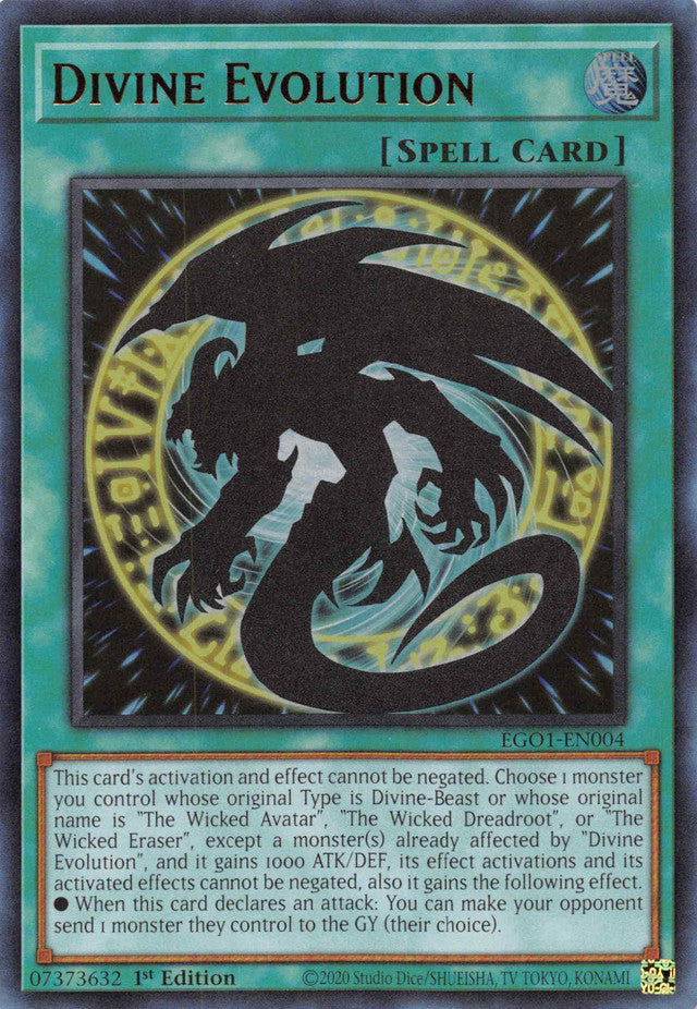 Divine Evolution [EGO1-EN004] Ultra Rare | Pegasus Games WI