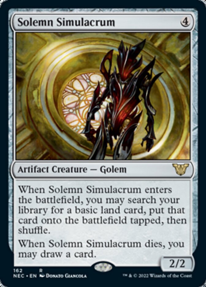 Solemn Simulacrum [Kamigawa: Neon Dynasty Commander] | Pegasus Games WI