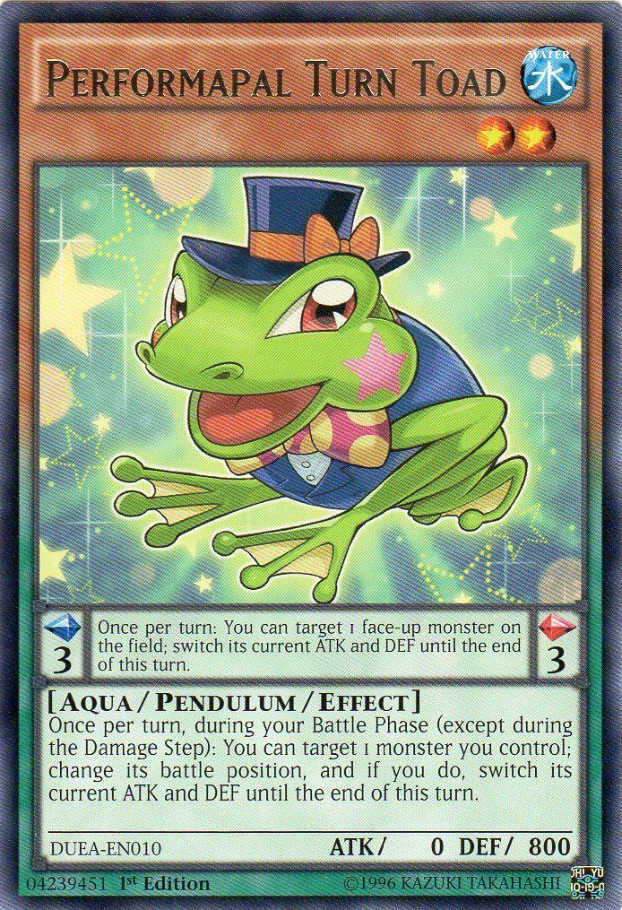 Performapal Turn Toad [DUEA-EN010] Rare | Pegasus Games WI