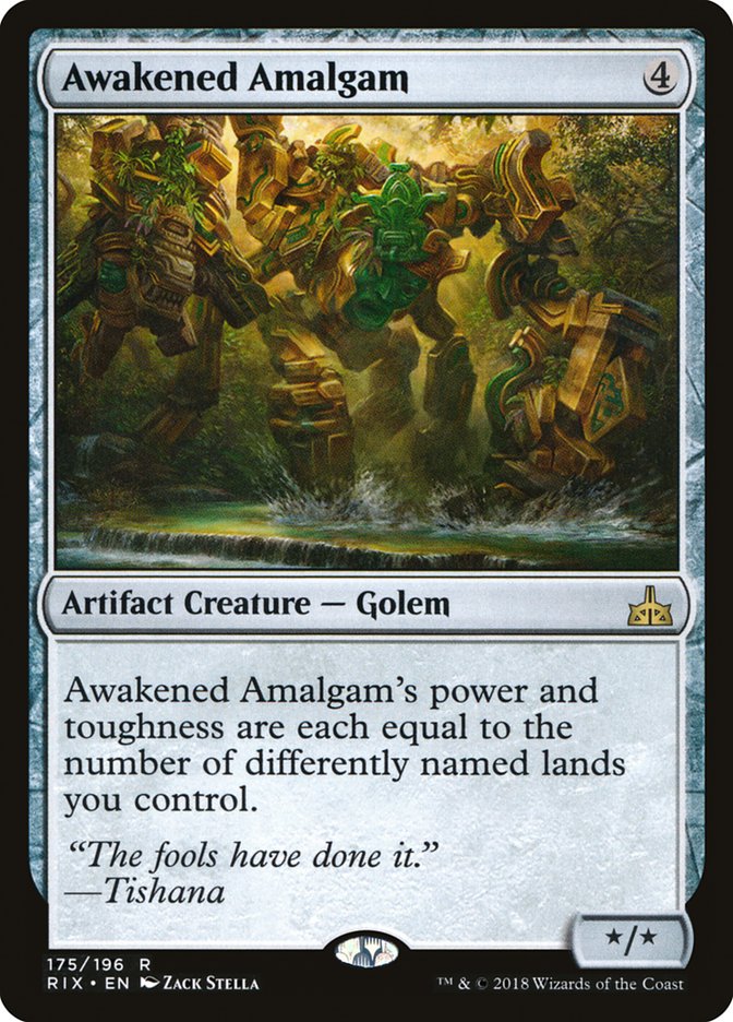 Awakened Amalgam [Rivals of Ixalan] | Pegasus Games WI