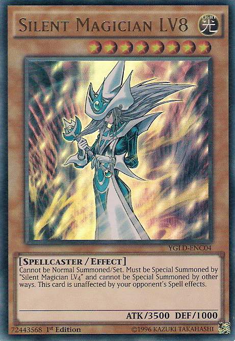 Silent Magician LV8 (C) [YGLD-ENC04] Ultra Rare | Pegasus Games WI