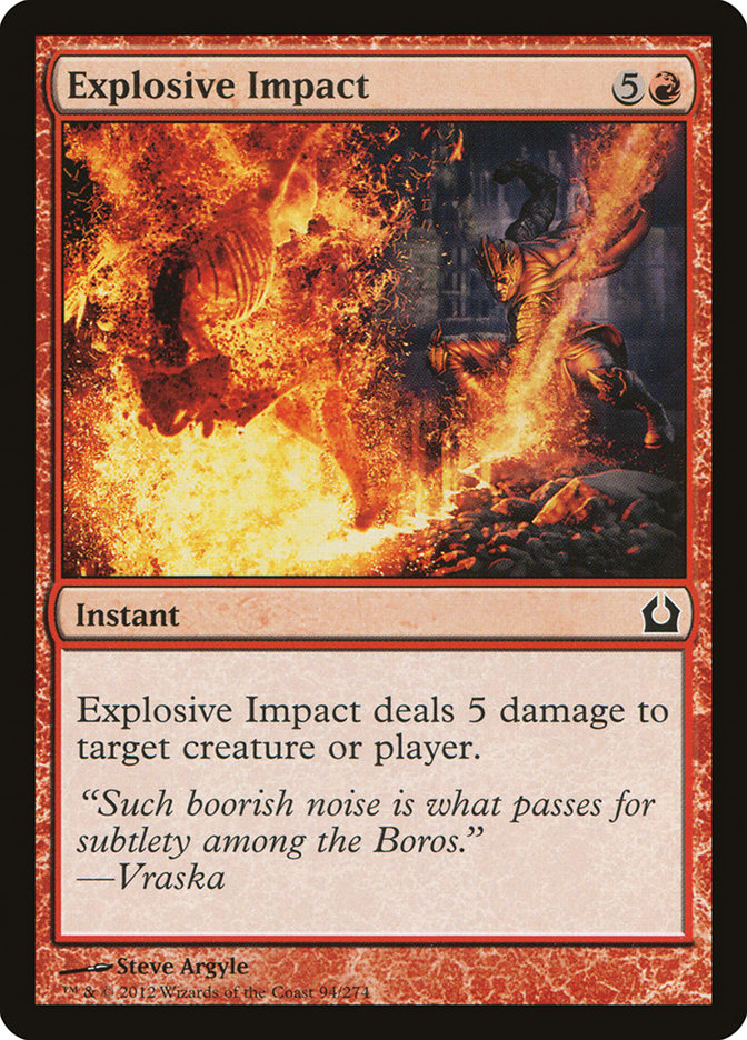 Explosive Impact [Return to Ravnica] | Pegasus Games WI