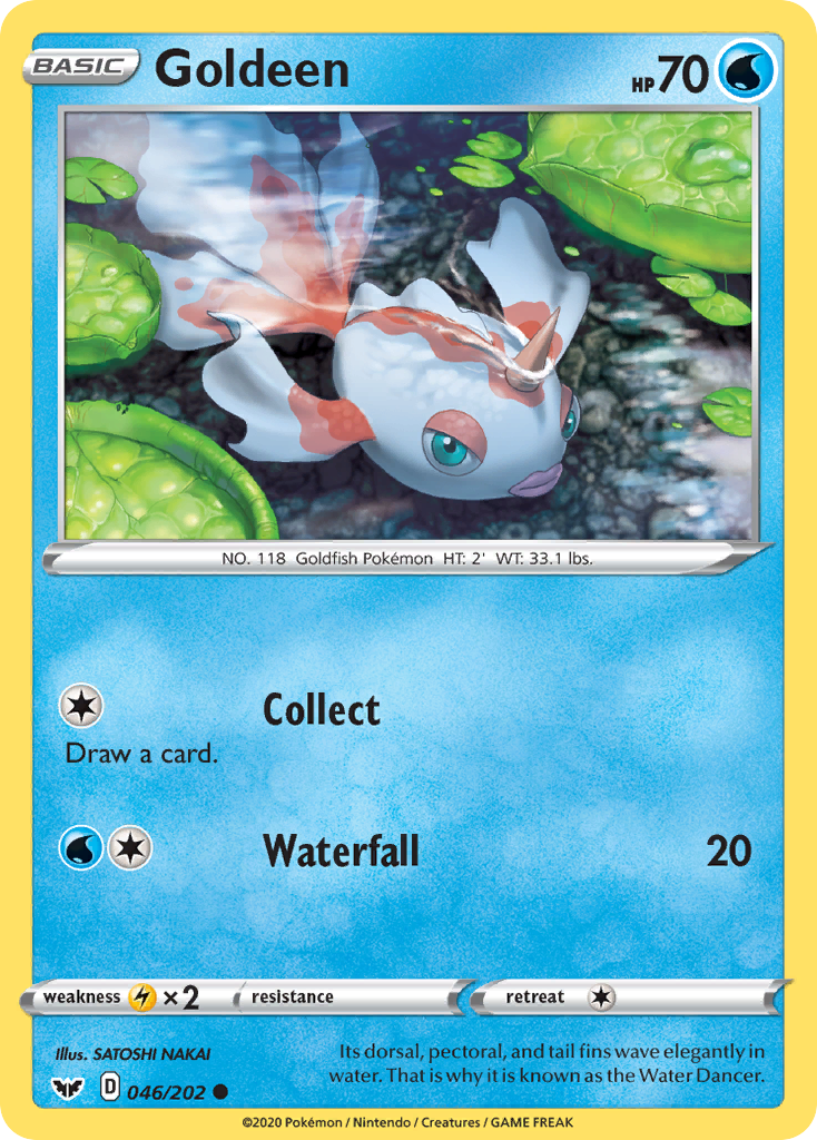 Goldeen (046/202) [Sword & Shield: Base Set] | Pegasus Games WI