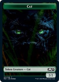 Cat (011) // Dog Double-Sided Token [Core Set 2021 Tokens] | Pegasus Games WI