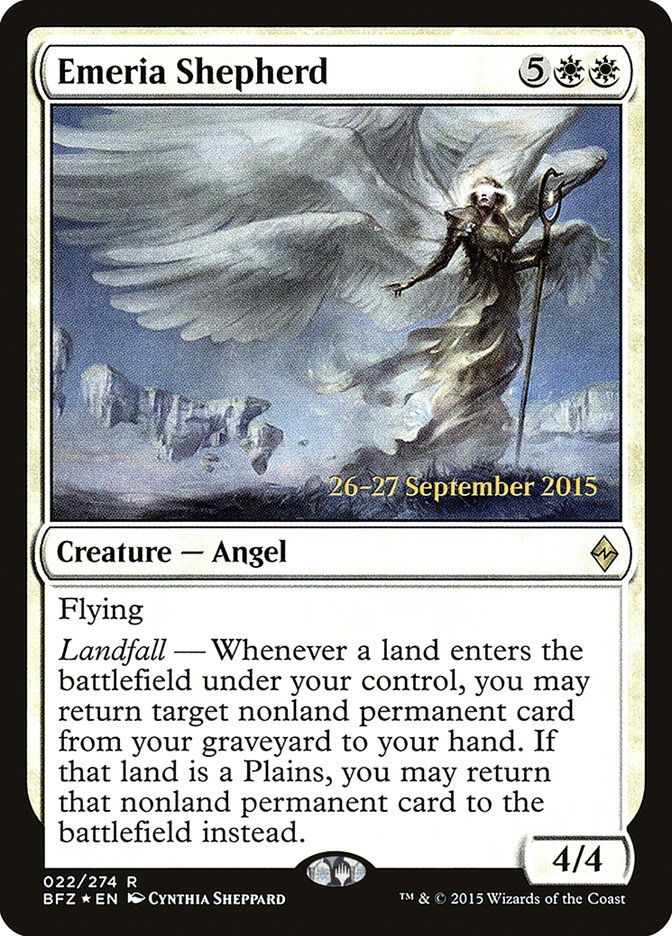 Emeria Shepherd [Battle for Zendikar Prerelease Promos] | Pegasus Games WI