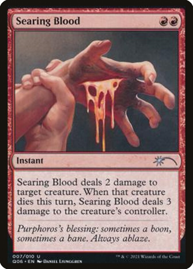 Searing Blood [Pioneer Challenger Decks 2021] | Pegasus Games WI