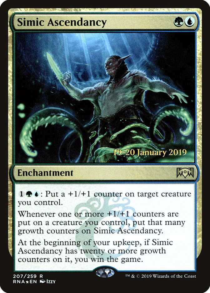 Simic Ascendancy [Ravnica Allegiance Prerelease Promos] | Pegasus Games WI