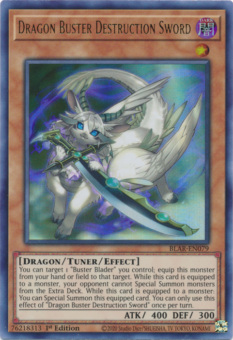 Dragon Buster Destruction Sword [BLAR-EN079] Ultra Rare | Pegasus Games WI