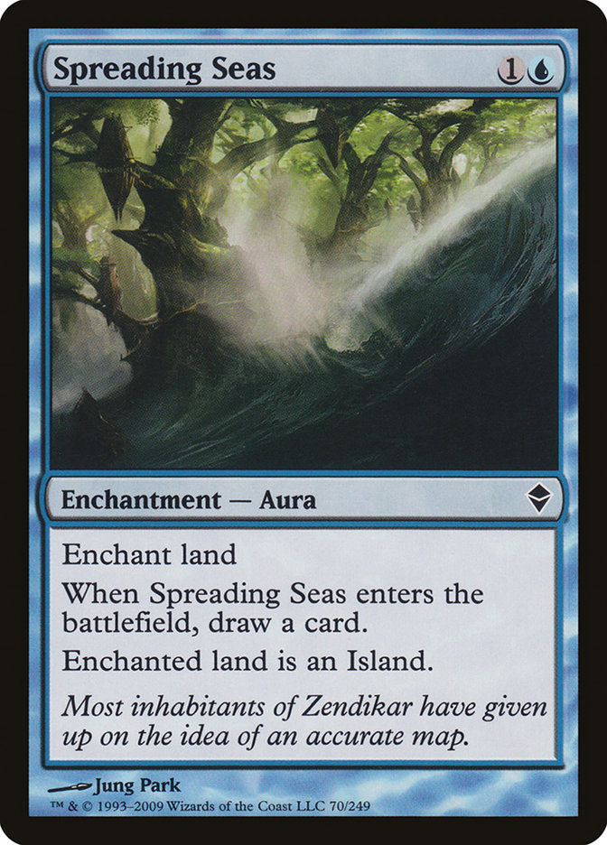 Spreading Seas [Zendikar] | Pegasus Games WI