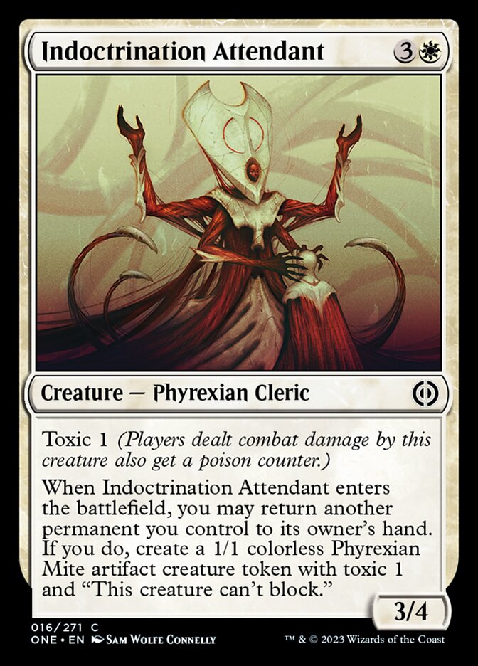 Indoctrination Attendant [Phyrexia: All Will Be One] | Pegasus Games WI