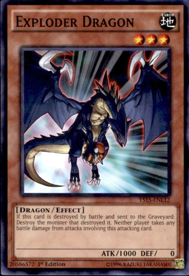 Exploder Dragon [YS15-ENL12] Shatterfoil Rare | Pegasus Games WI