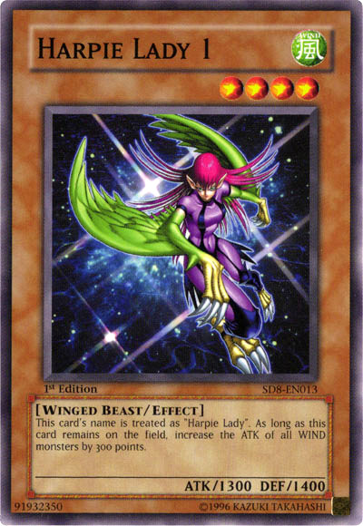 Harpie Lady 1 [SD8-EN013] Common | Pegasus Games WI