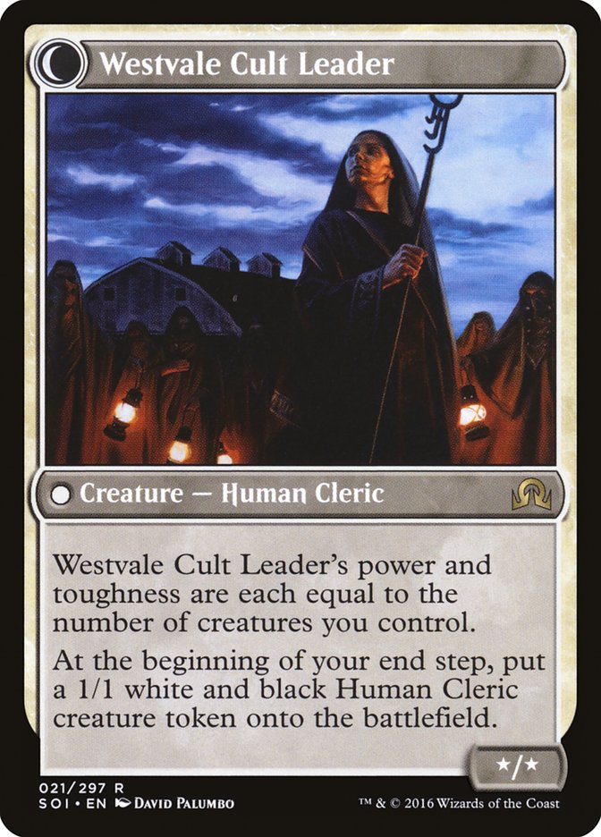 Hanweir Militia Captain // Westvale Cult Leader [Shadows over Innistrad] | Pegasus Games WI