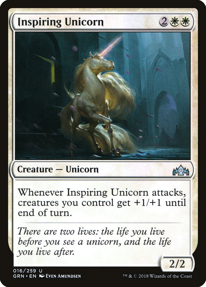 Inspiring Unicorn [Guilds of Ravnica] | Pegasus Games WI