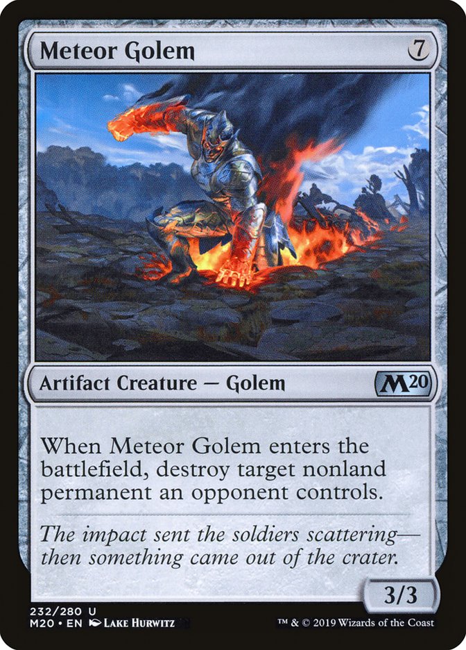 Meteor Golem [Core Set 2020] | Pegasus Games WI