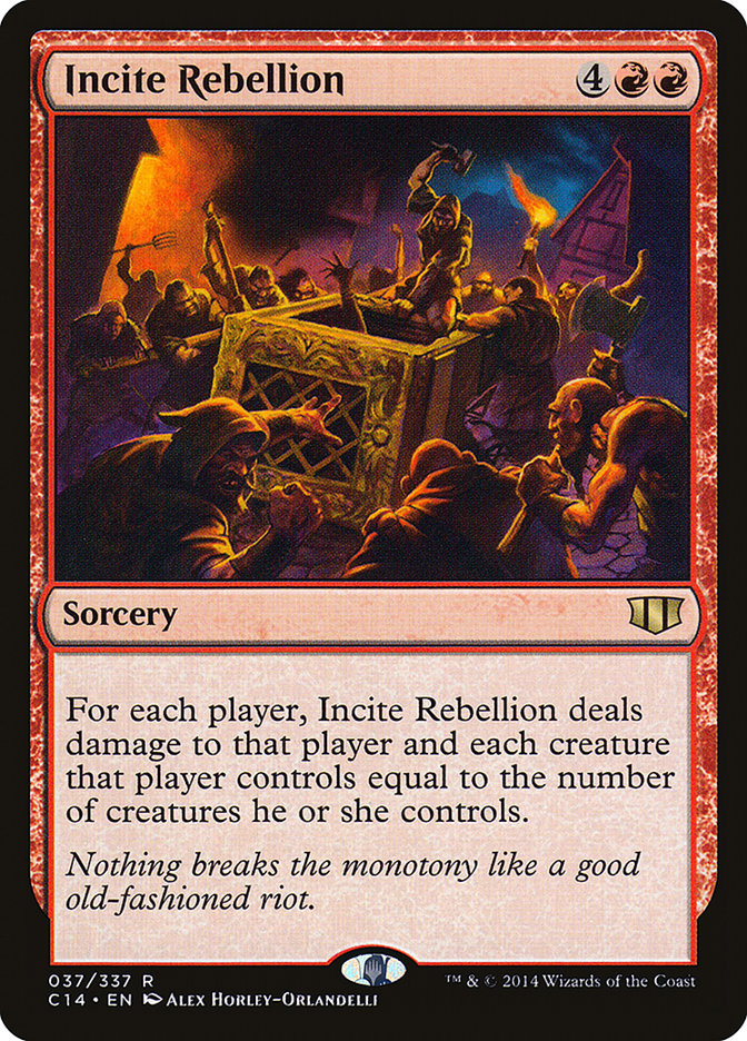 Incite Rebellion [Commander 2014] | Pegasus Games WI