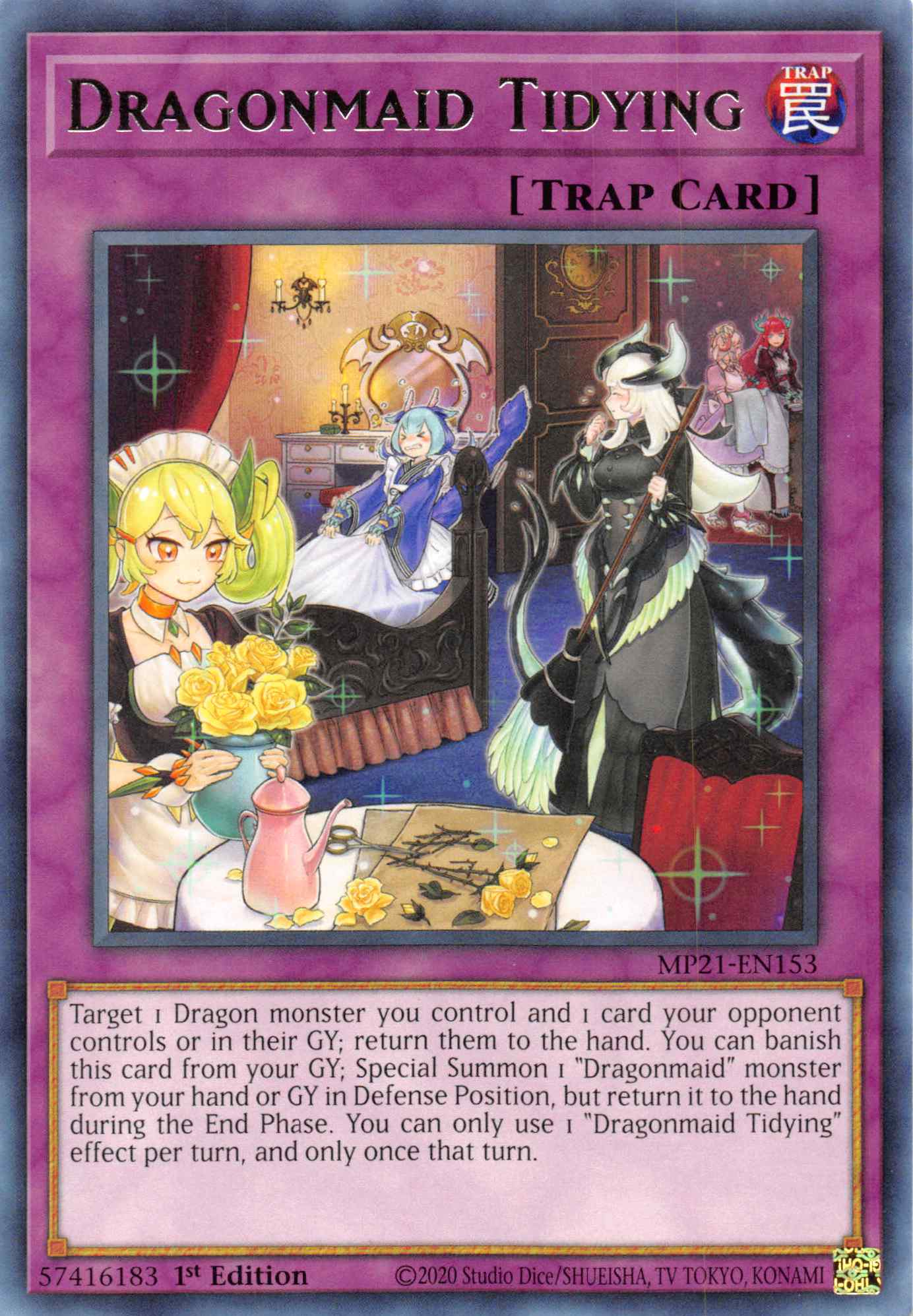 Dragonmaid Tidying [MP21-EN153] Rare | Pegasus Games WI