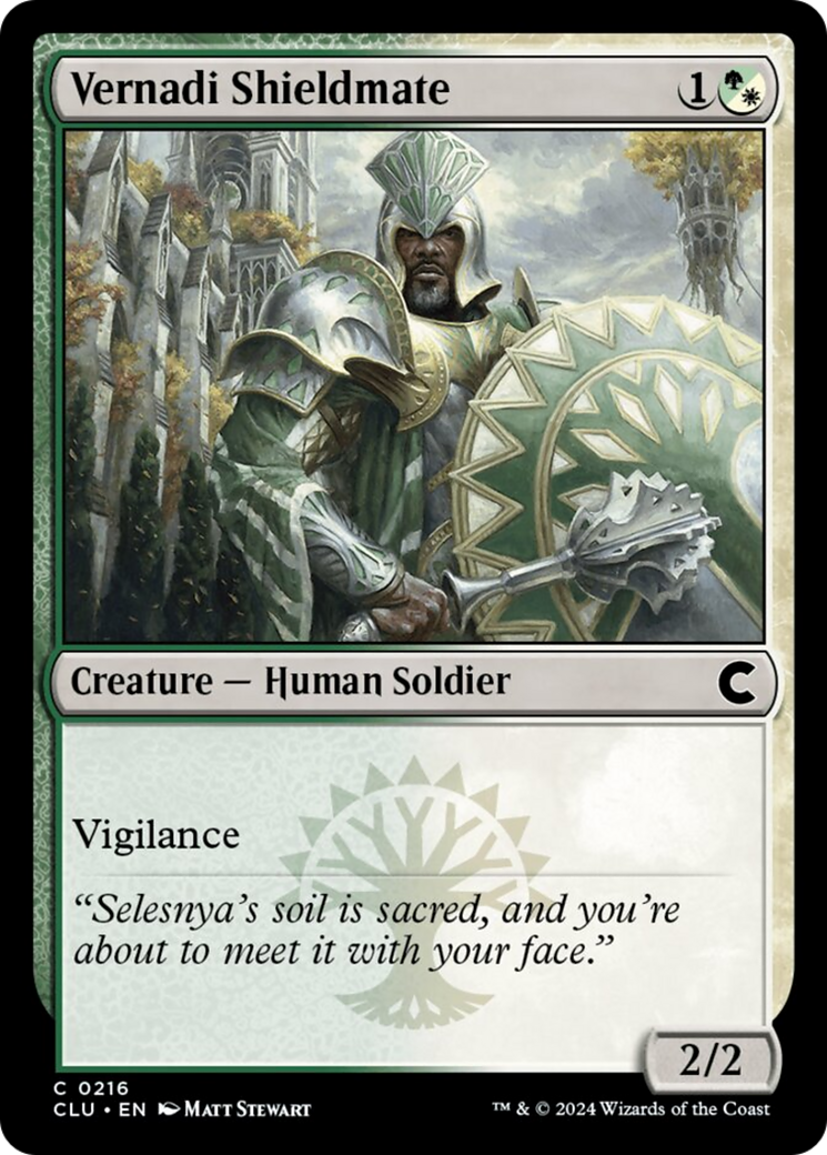 Vernadi Shieldmate [Ravnica: Clue Edition] | Pegasus Games WI