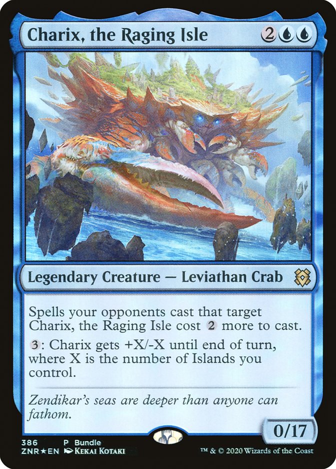 Charix, the Raging Isle (386) [Zendikar Rising Promos] | Pegasus Games WI